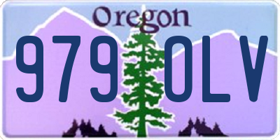 OR license plate 979OLV