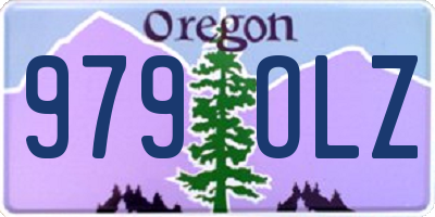OR license plate 979OLZ