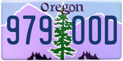 OR license plate 979OOD