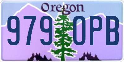 OR license plate 979OPB