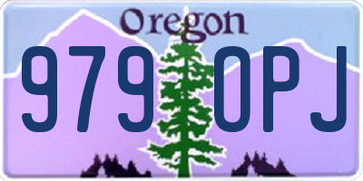 OR license plate 979OPJ