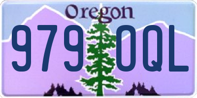 OR license plate 979OQL