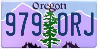 OR license plate 979ORJ