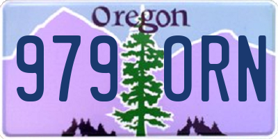 OR license plate 979ORN
