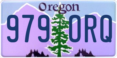OR license plate 979ORQ