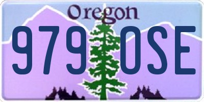 OR license plate 979OSE