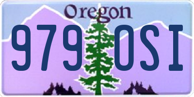 OR license plate 979OSI