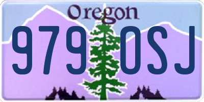 OR license plate 979OSJ