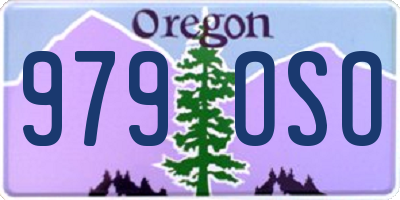 OR license plate 979OSO