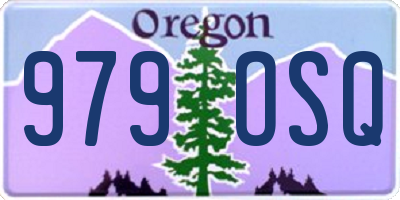 OR license plate 979OSQ