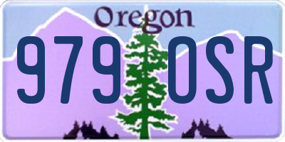 OR license plate 979OSR