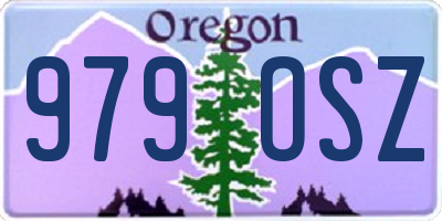 OR license plate 979OSZ