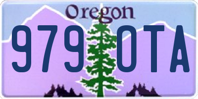 OR license plate 979OTA