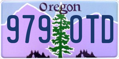 OR license plate 979OTD