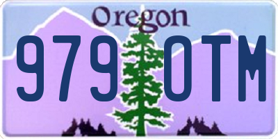 OR license plate 979OTM