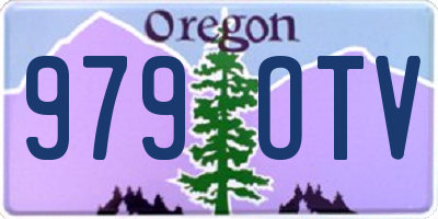 OR license plate 979OTV