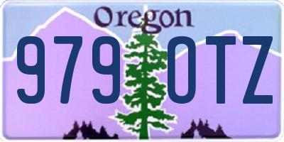 OR license plate 979OTZ