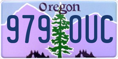 OR license plate 979OUC