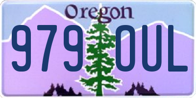 OR license plate 979OUL