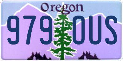 OR license plate 979OUS