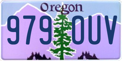 OR license plate 979OUV
