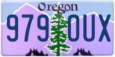 OR license plate 979OUX