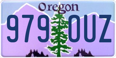 OR license plate 979OUZ