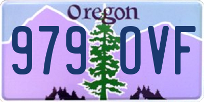 OR license plate 979OVF