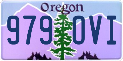 OR license plate 979OVI