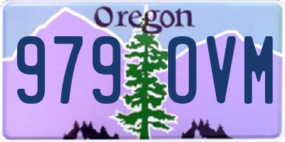 OR license plate 979OVM