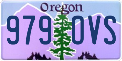 OR license plate 979OVS