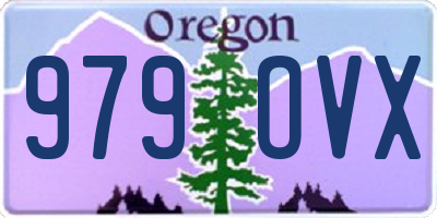OR license plate 979OVX
