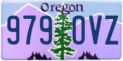 OR license plate 979OVZ