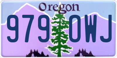 OR license plate 979OWJ