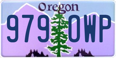 OR license plate 979OWP