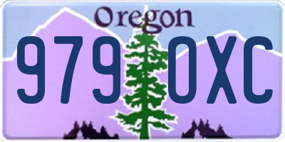 OR license plate 979OXC