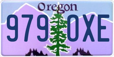 OR license plate 979OXE