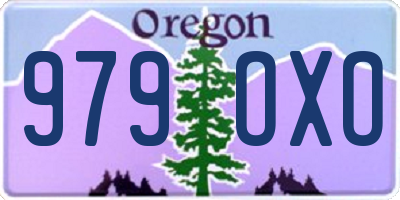 OR license plate 979OXO