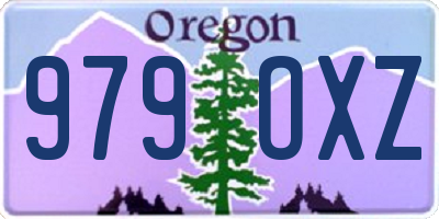 OR license plate 979OXZ