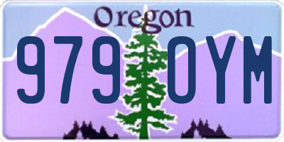 OR license plate 979OYM