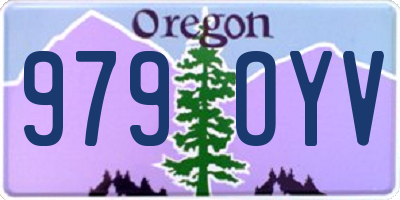 OR license plate 979OYV
