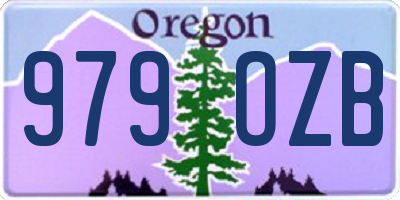 OR license plate 979OZB