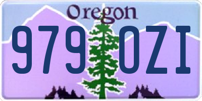OR license plate 979OZI