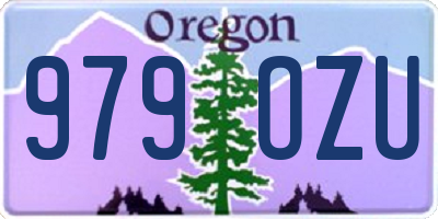 OR license plate 979OZU