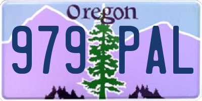 OR license plate 979PAL