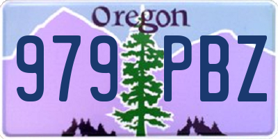 OR license plate 979PBZ
