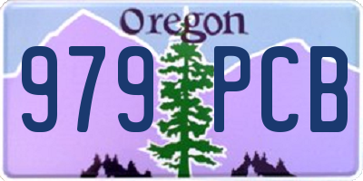 OR license plate 979PCB
