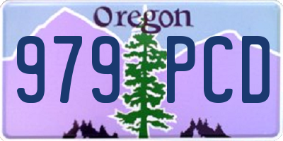 OR license plate 979PCD