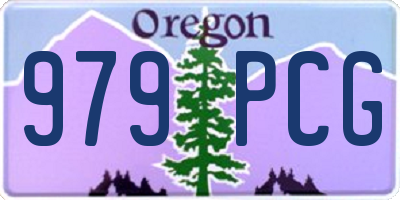 OR license plate 979PCG