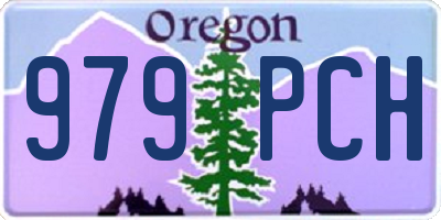 OR license plate 979PCH